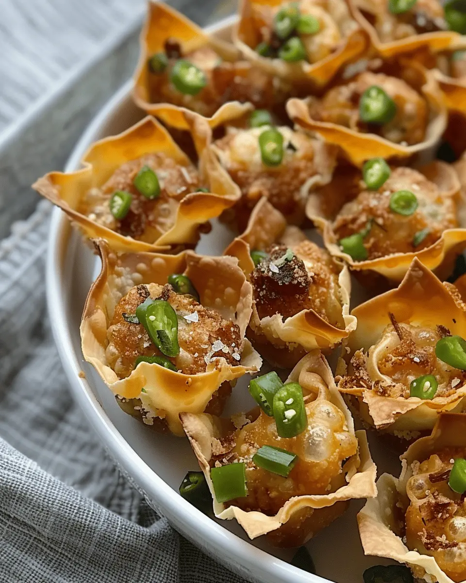 JALAPEÑO POPPER WONTON CUPS